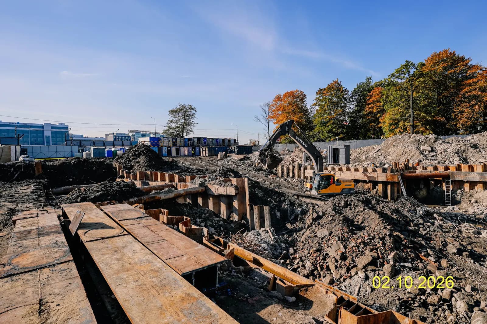 Акватория: ход строительства, октябрь 2026