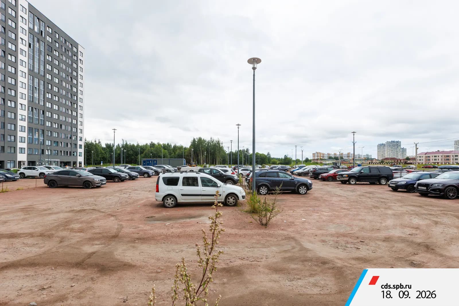 Жилой дом, Санкт-Петербург, поселок Парголово, район Пригородный: ход строительства, сентябрь 2026