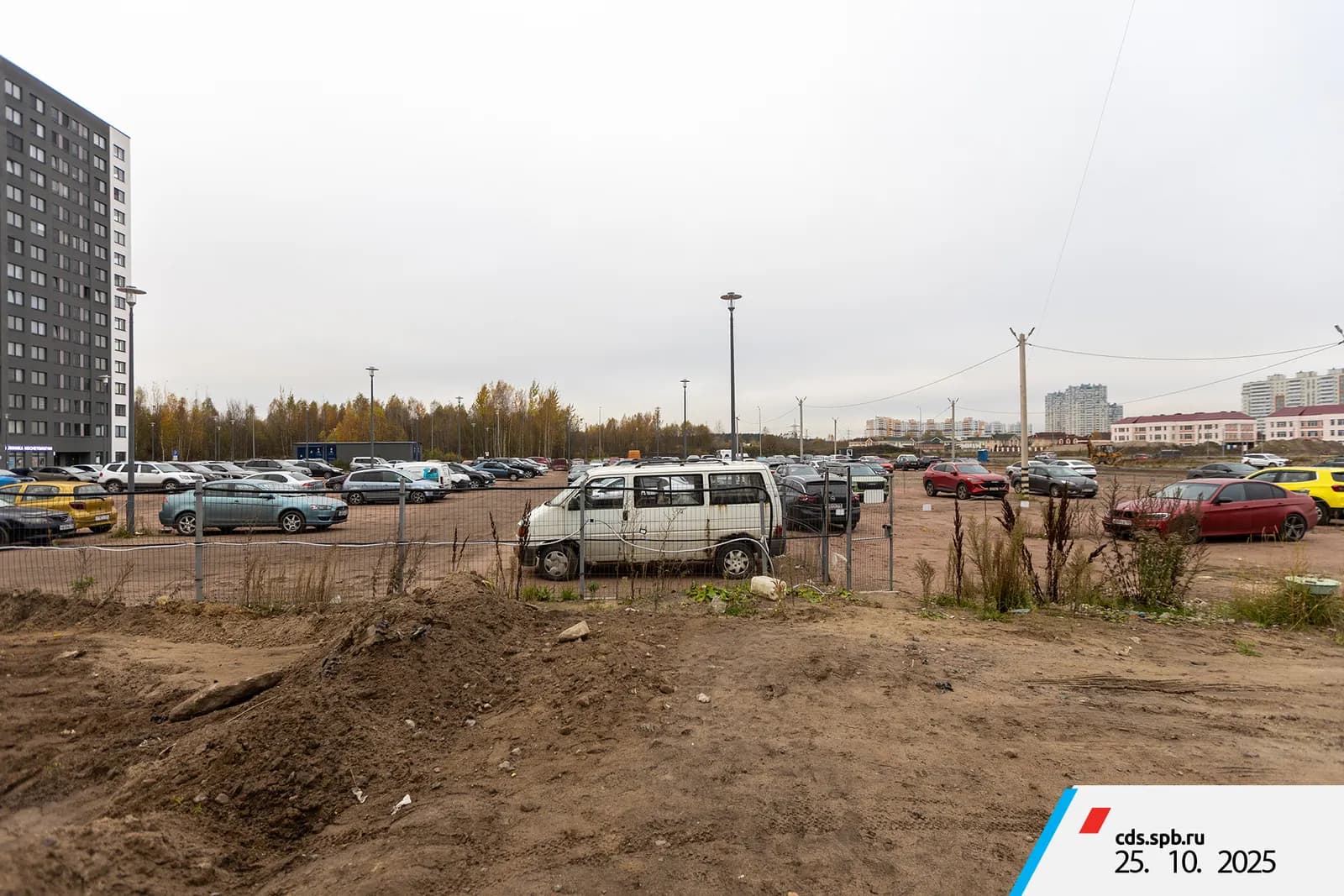 Parkolovo: ход строительства, октябрь 2025