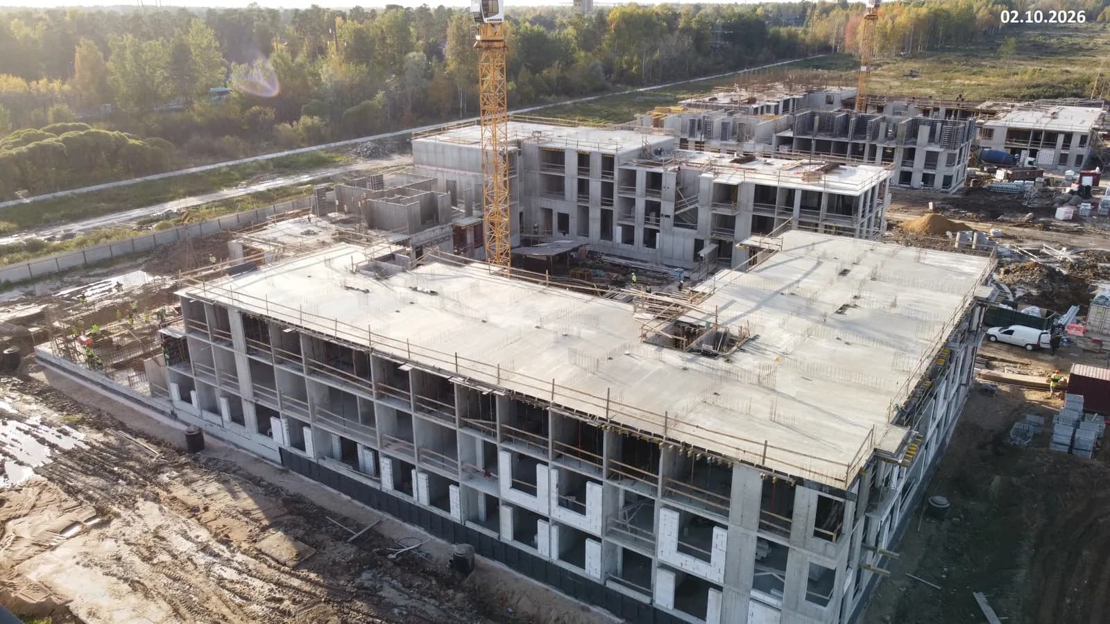 Лисино: ход строительства, октябрь 2026