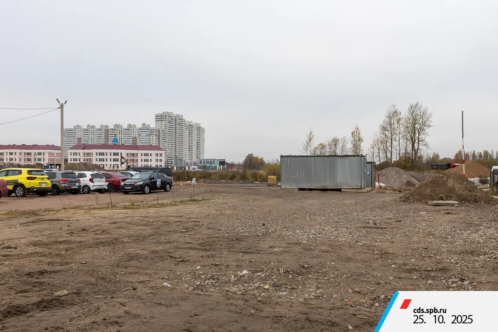 Parkolovo: ход строительства, октябрь 2025