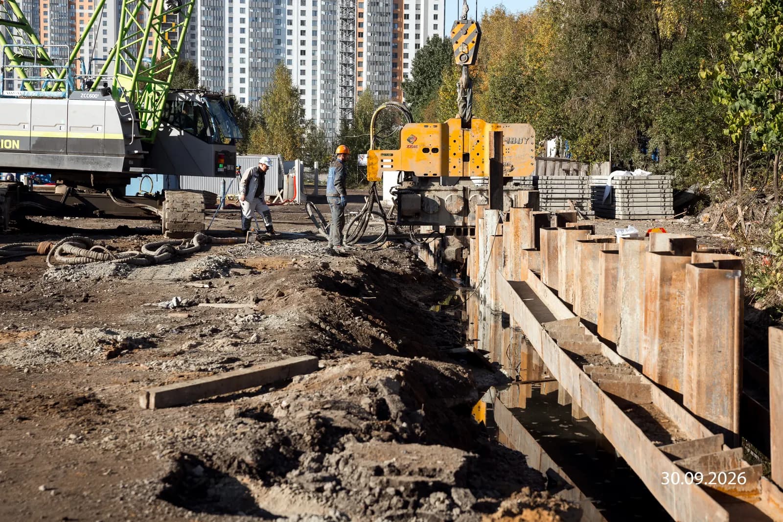 Траектория. Софийская: ход строительства, октябрь 2026