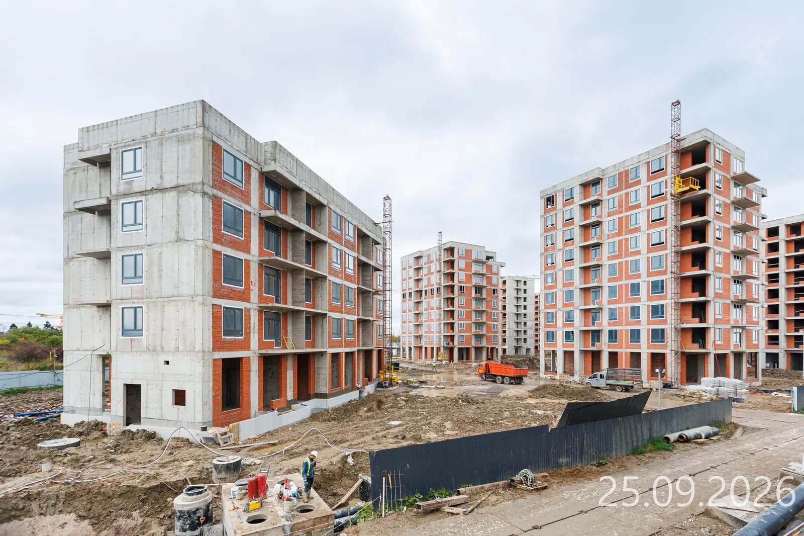Город-спутник Южный: ход строительства, сентябрь 2026